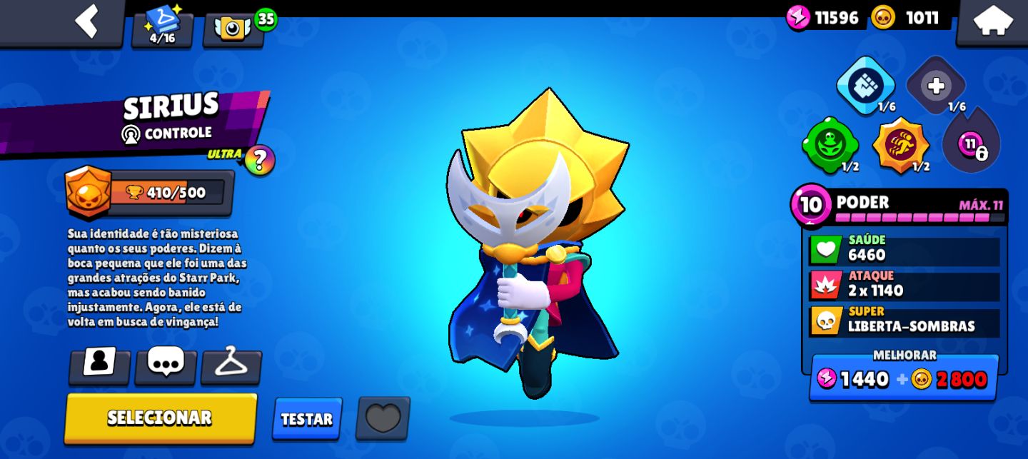 Conta de braws star muito boa