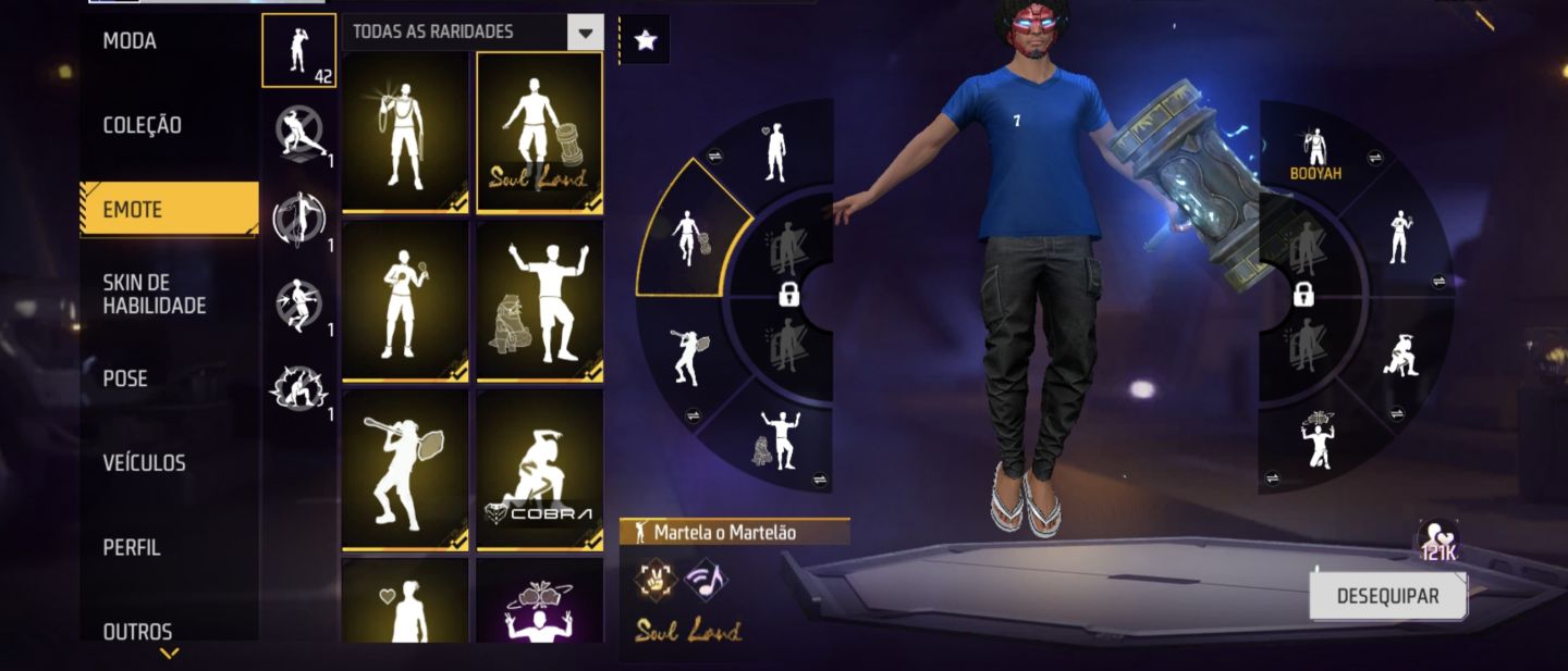 Conta de free fire focada em ap com ump roxa e prime 3