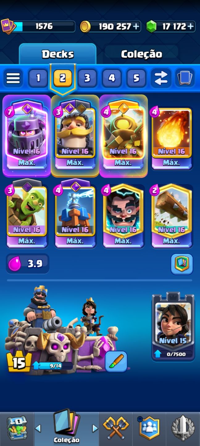 OFERTA!!! CONTA DE CLASH ROYALE BEM UPADA. CONTA BOA!!!