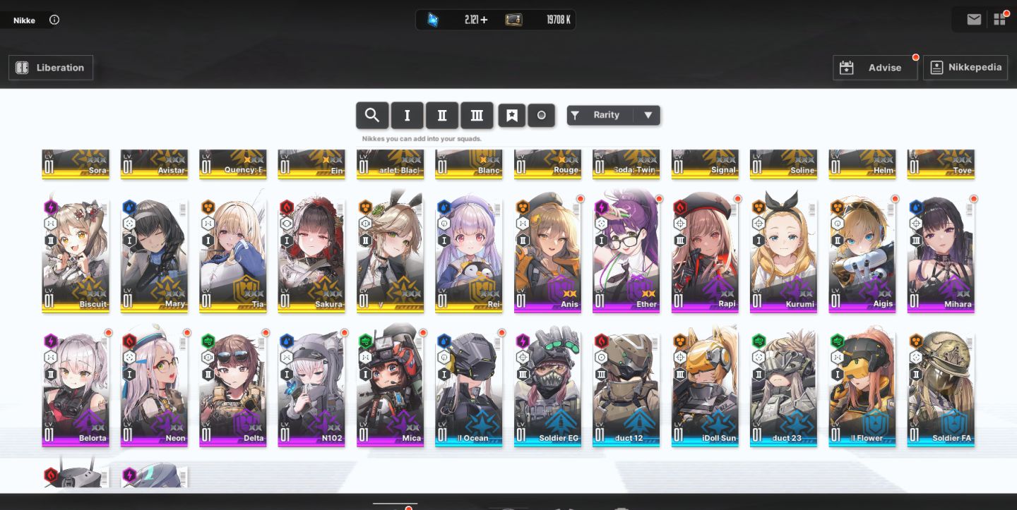 CONTAS STARTER NIKKE: GODDES OF VICTORY