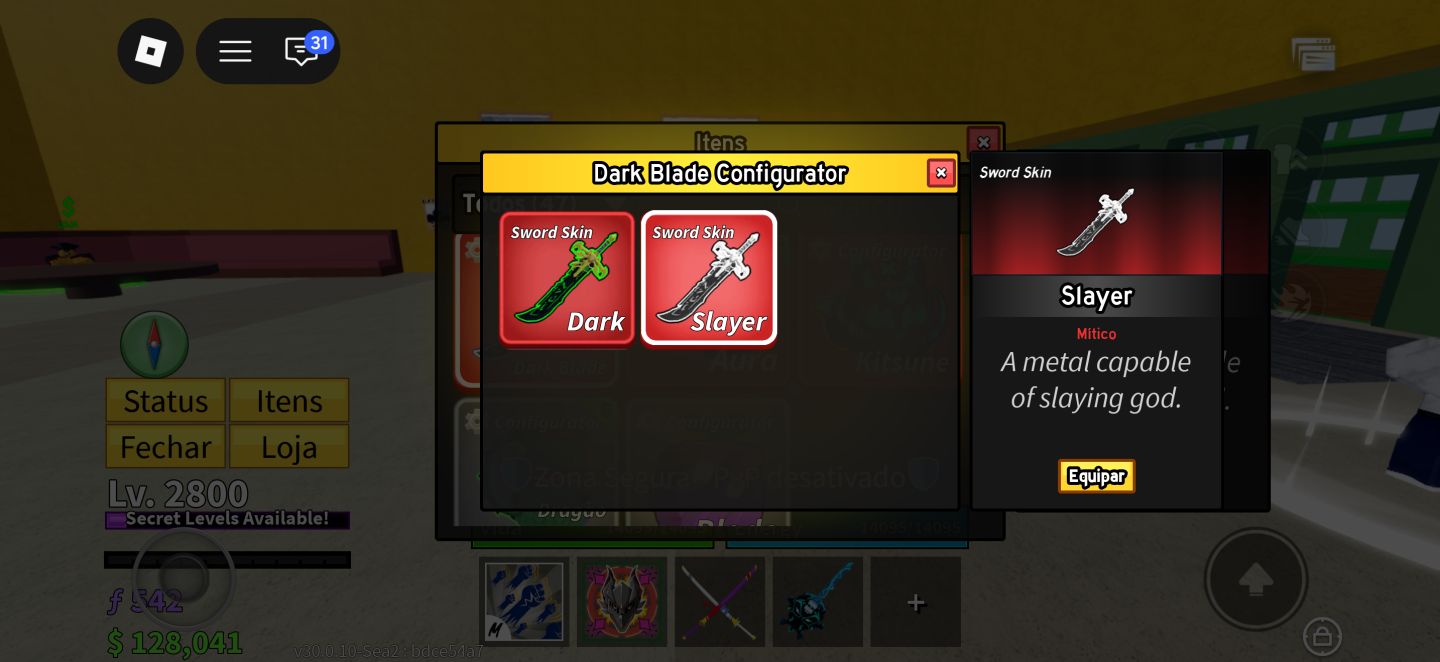 CONTA COM DRAGON PERM E VARIAS OUTRAS FRUTAS OTIMA PRA PVP!!