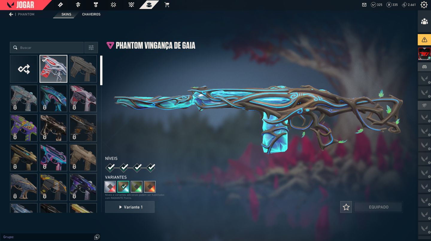 VALORANT | Faca Beta Remaster + Vandal Proteção Fásica + Phantom Gaia + Ghost So
