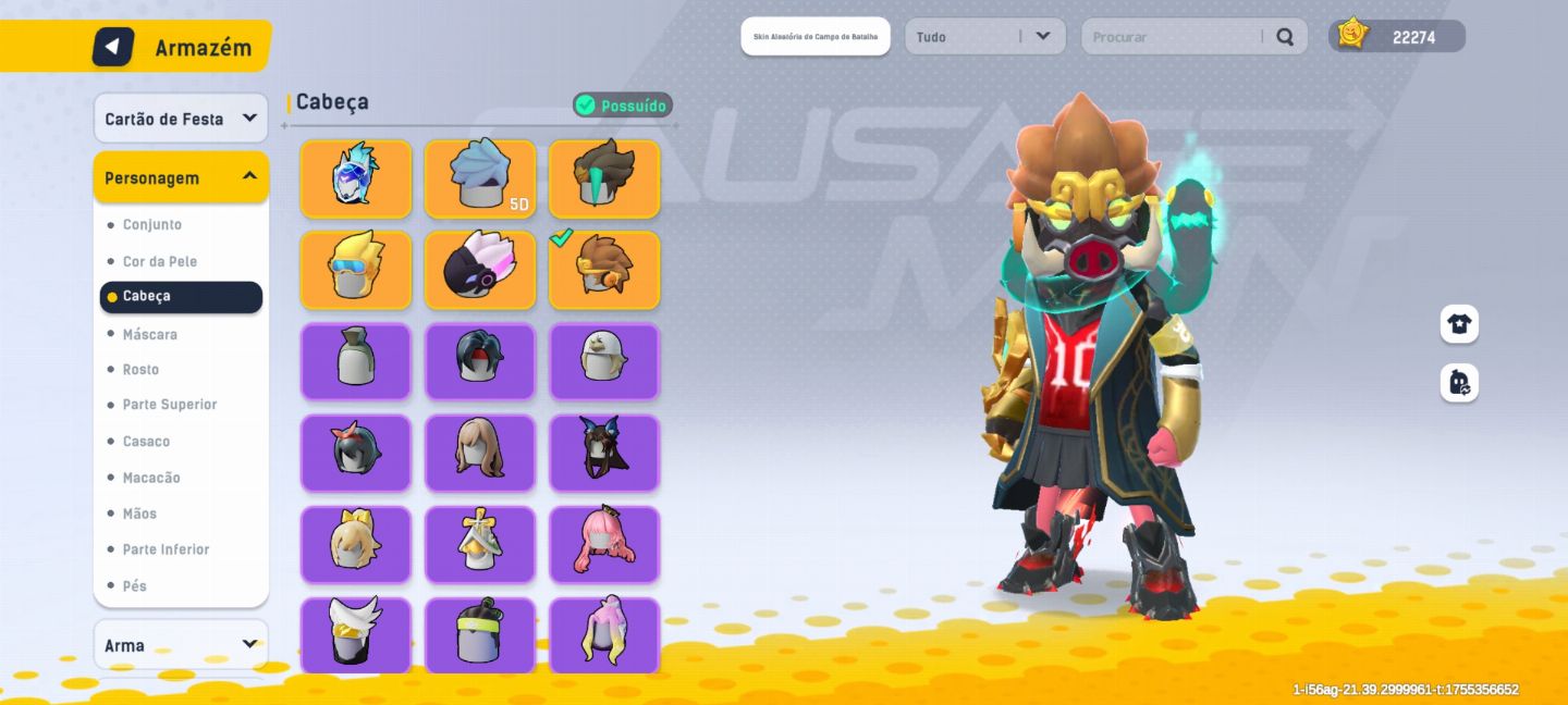 SAUSAGE MAN CONTA ANTIGA COM O PRIMEIRO PASSE E SKIN RARAS ( PROMOÇÃO )
