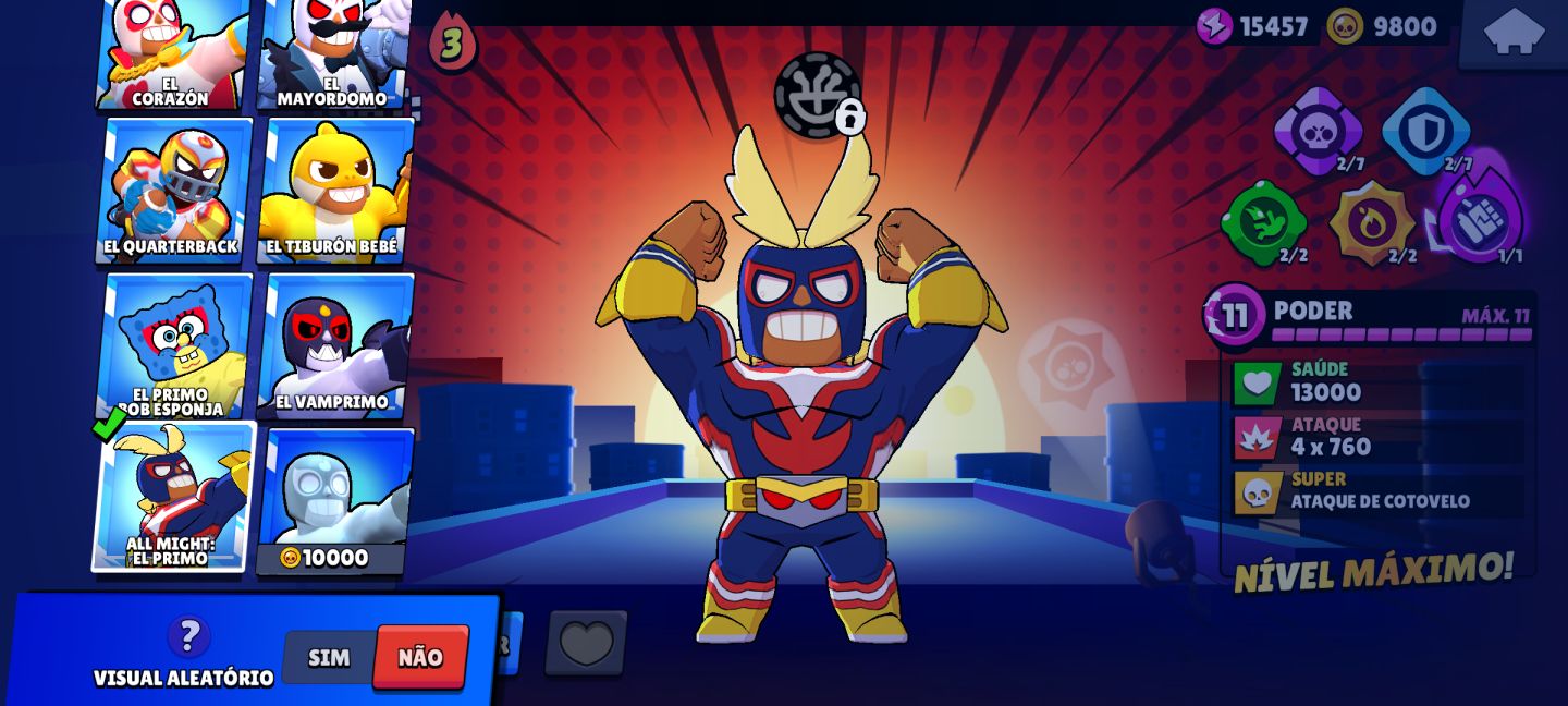 Conta de brawl stars 42k de troféus, desde 2019, várias skins
