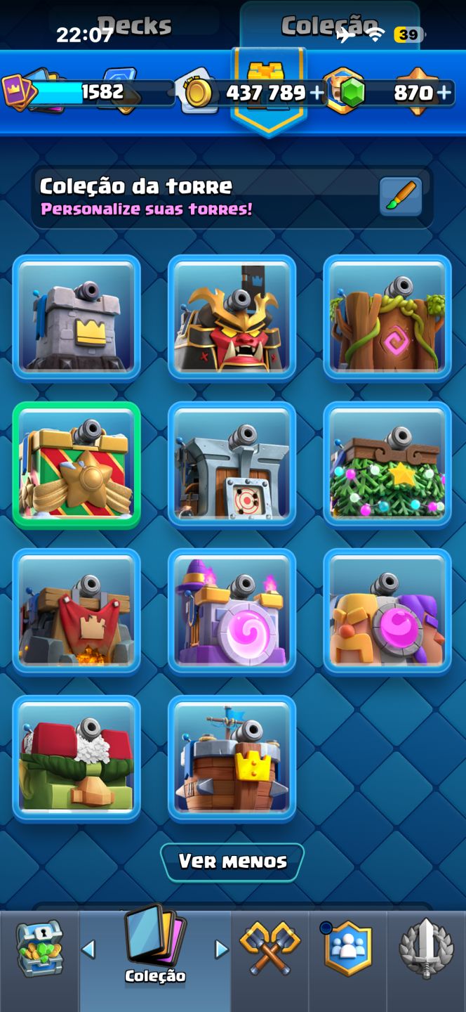 Conta Clash Royale 13.300 troféus, Antiga e Rara!