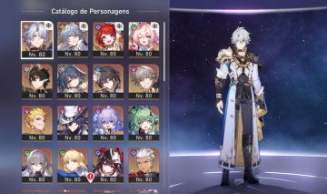 HONKAI STAR RAIL | CONTA ENDGAME | PHAINON LV80 | VÁRIOS 5 LV80 | 25M CRÉDITOS