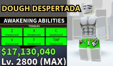 DOUGH DESPERTADA (V2) TODOS ATAQUES | 10/11 ESTILOS DE LUTA | Conta Blox Fruits