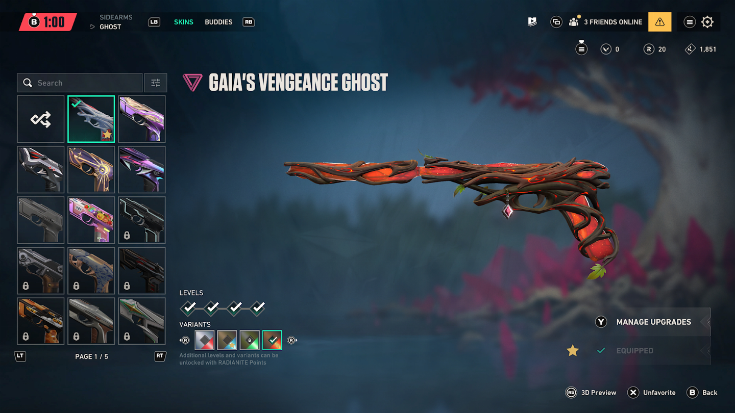 CONTA VALORANT EX IMORTAL + CHAMPIONS 2025 + 3 FACAS + MUITAS SKINS
