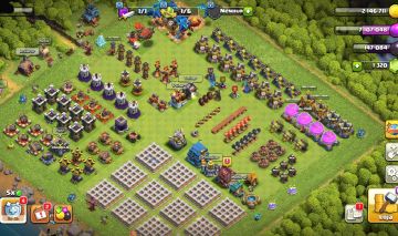 Conta Clash of Clans full CV12 | Rei 43 | Rainha 42 | Guardião 15 | 1320 Gemas