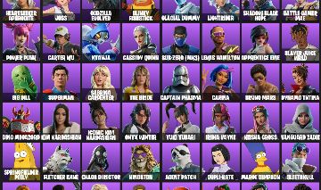 Conta boa com várias skins e emotes + 2100 vbucks