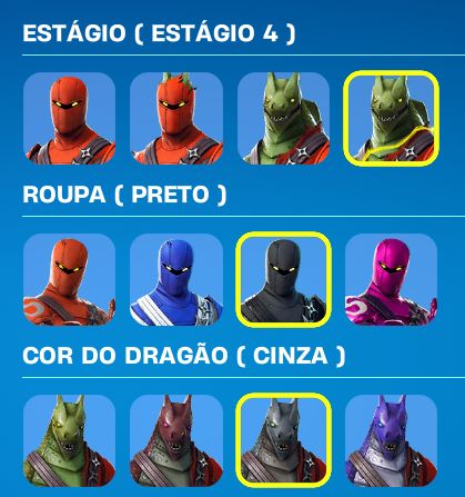 Conta com skins antigas do Fortnite !!!