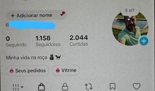 CONTA 1K COM SHOP ATIVO SEM DOCUMENTO