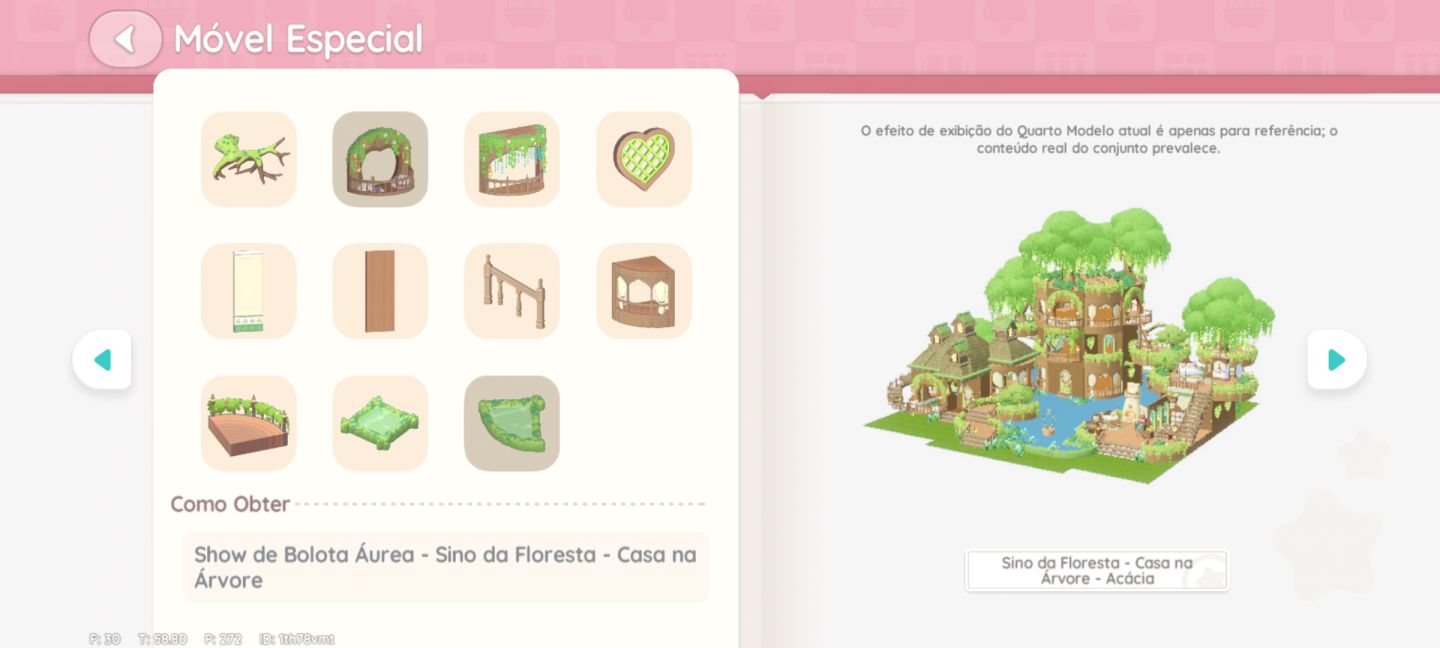 CONTA HEARTOPIA COM LAGO DA FLORESTA, CARRO KUROMI E POGO STICK ROSA