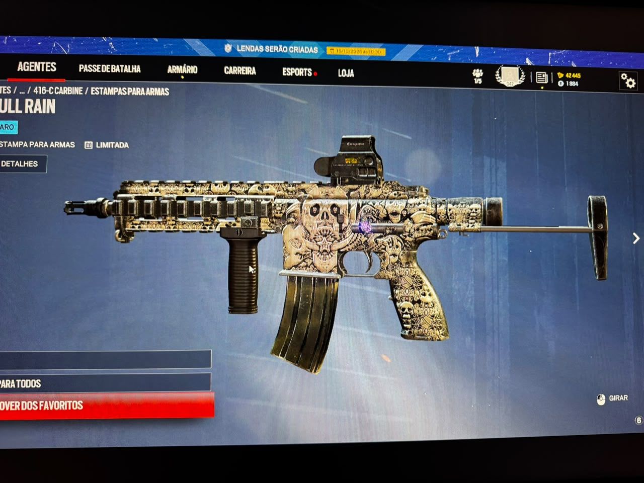Conta nivel 942 de 2018 , skins antigas , 30 elites e mais de 4 mil itens
