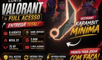 CONTA VALORANT - FULL ACESSO