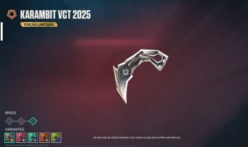 CONTA DE VALORANT COM KARAMBIT VCT E OUTRAS 5 FACAS E 10 VANDALS!!!!!