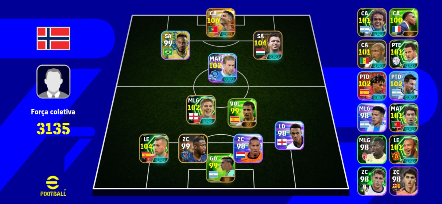 Conta Efootball Móbile