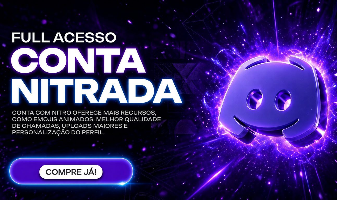 (DISCORD) CONTA NITRADA TRIMENSAL + ENTREGA RAPIDA