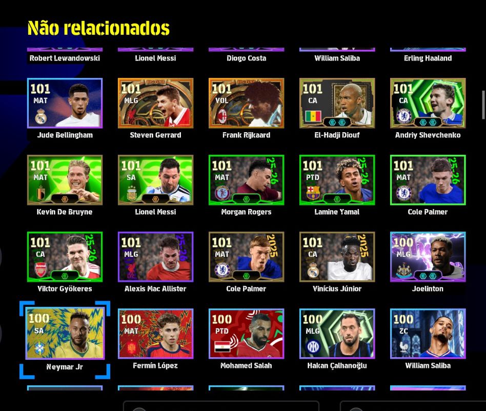 Conta Efootball (STEAM) - PC - NEYMAR BLITZ & MALDINI | 3200 FORÇA