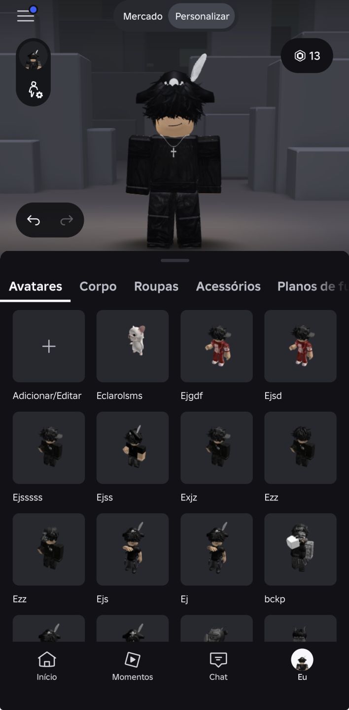 Conta de roblox com mais de 54k gastos em skins e passes, upada no blox fruits