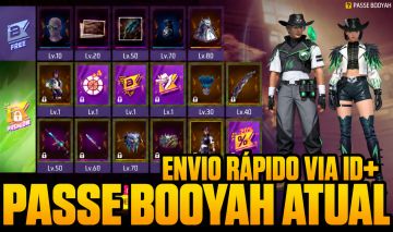 [PROMOÇÃO] Passe de Elite Booyah Premium Garena Free Fire | Via ID Sem Adicionar