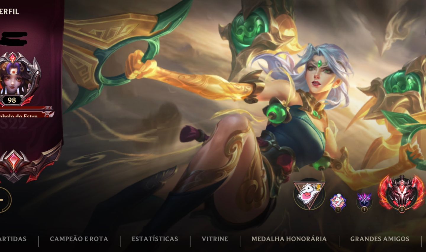 CONTA WILD RIFT GRÃO MESTRE NOVA TEMPORADA 8 SKINS MITICAS