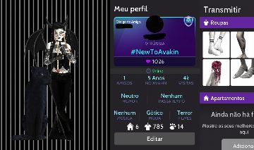 Conta Avakin life de 6 anos com mais de 3k gastos