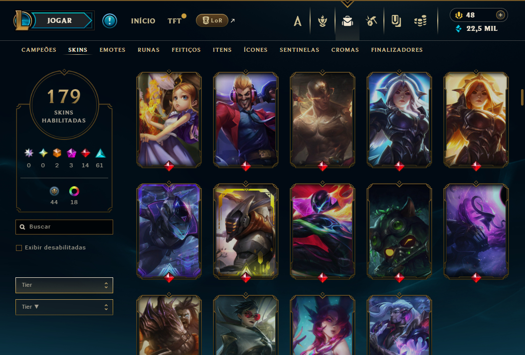 CONTA LEAGUE OF LEGENDS
