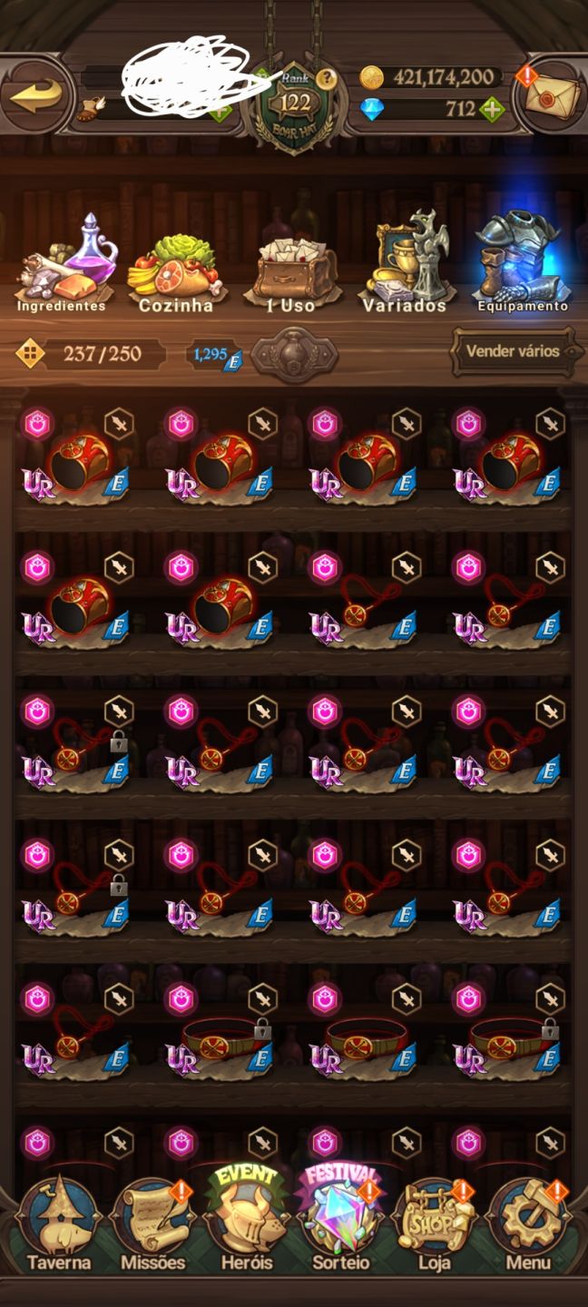 7DS GRAND CROSS, CONTA MAIS DE 9M BOX, EMD GAME