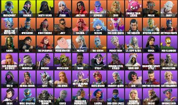 CONTA FORTNITE- Xander, Darth Vader, Optimus Prime, Sub-Zero | 246 SKINS
