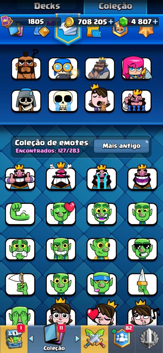 9 ANOS Clash Royale 14K+ Troféus 24 Cartas Nvl 16 560k Pts de Elite Full