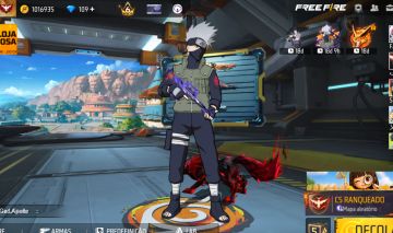 Conta free fire criada em 2019 nível 70