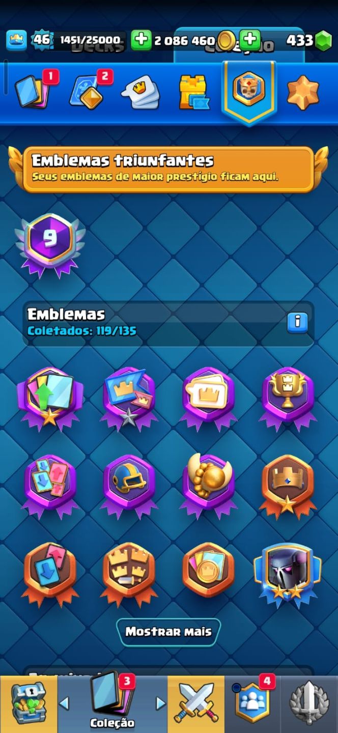 CONTA CLASH ROYALE ÚNICA - PREÇO EXCLUSIVO 10K TROFEUS