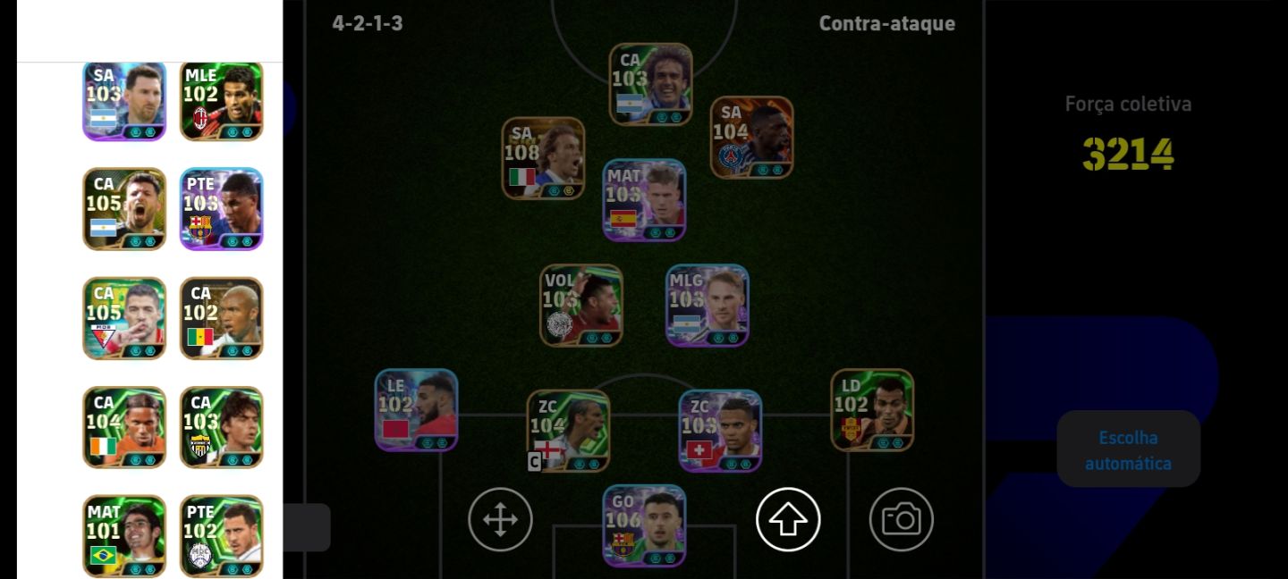Conta de efootball braba vários jogadores