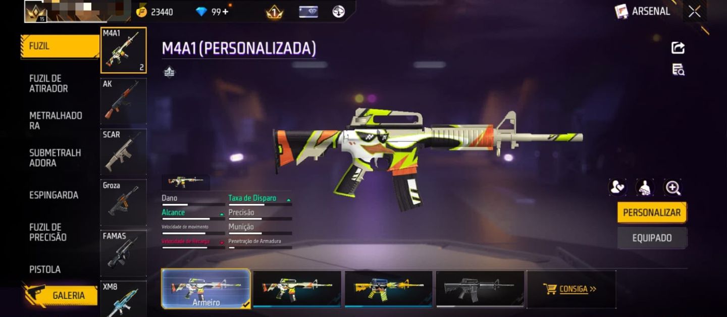 [FREE FIRE] CONTA LVL 15 | 3 CONJUNTOS TEMÁTICOS | 99+ DIAMANTES