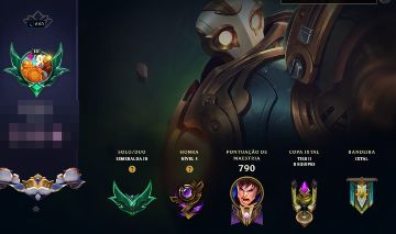 CONTA LEAGUE OF LEGENDS (LOL) ESMERALDA 3 com mais de 200 skins e todo os champs