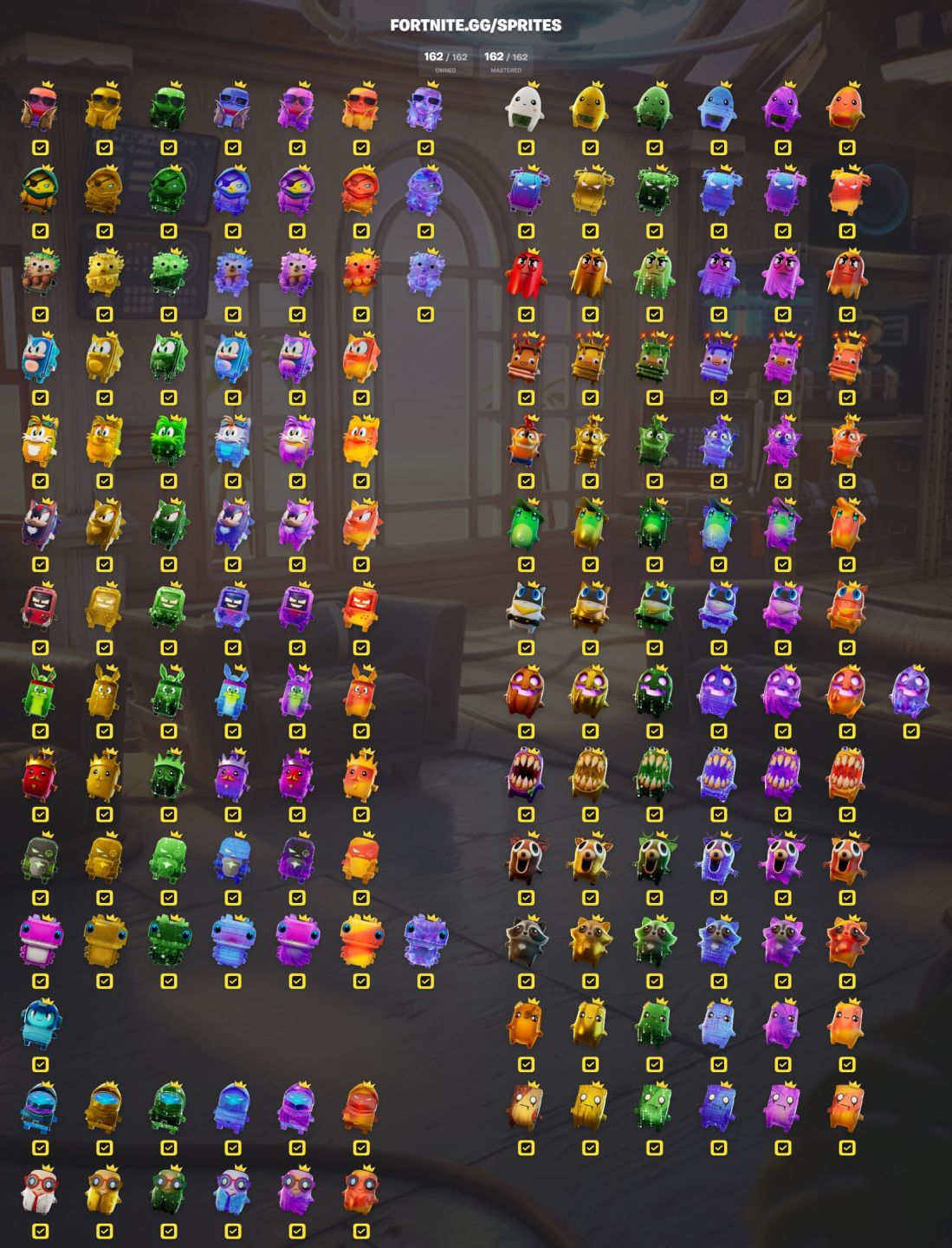 TODOS ELEMENTAIS FORTNITE - NOVOS ELEMENTAIS LVL 5