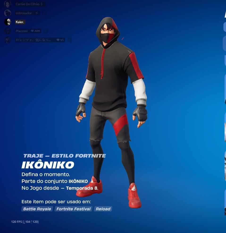 CONTA FORTNITE OG RARA TRAVIS SCOTT + PICARETA EXCLUSIVA + IKONIK + STW