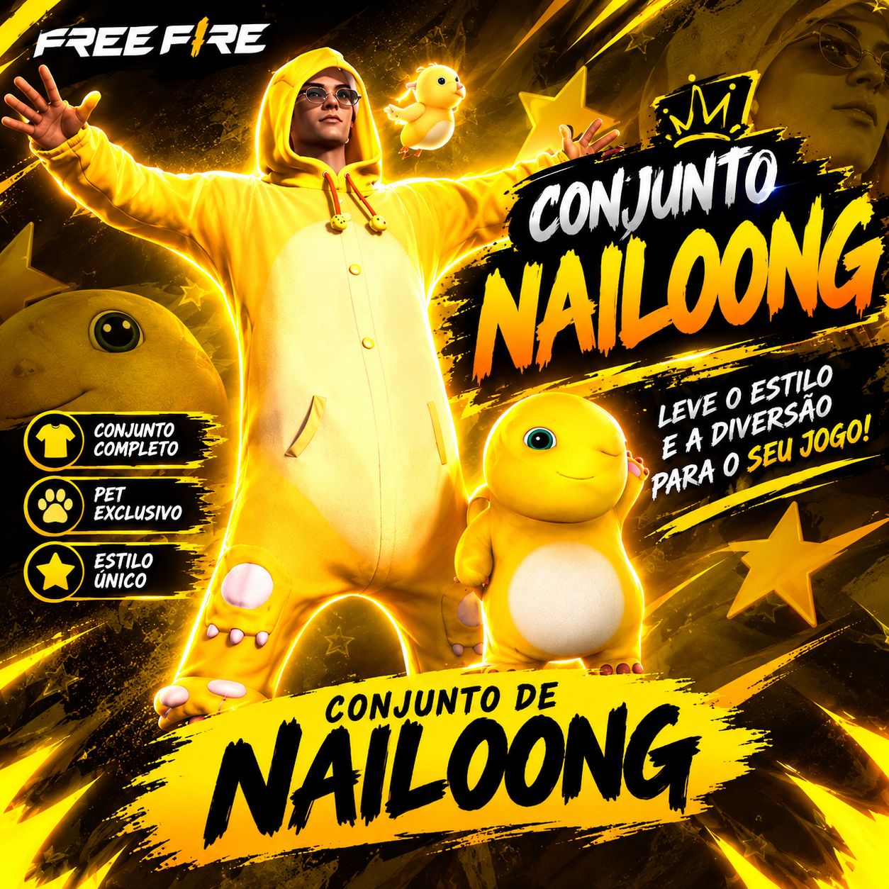 PROMOÇÂO CONTAS FREE FIRE LEVEL 5 / 8 / 15 / 20 / 30