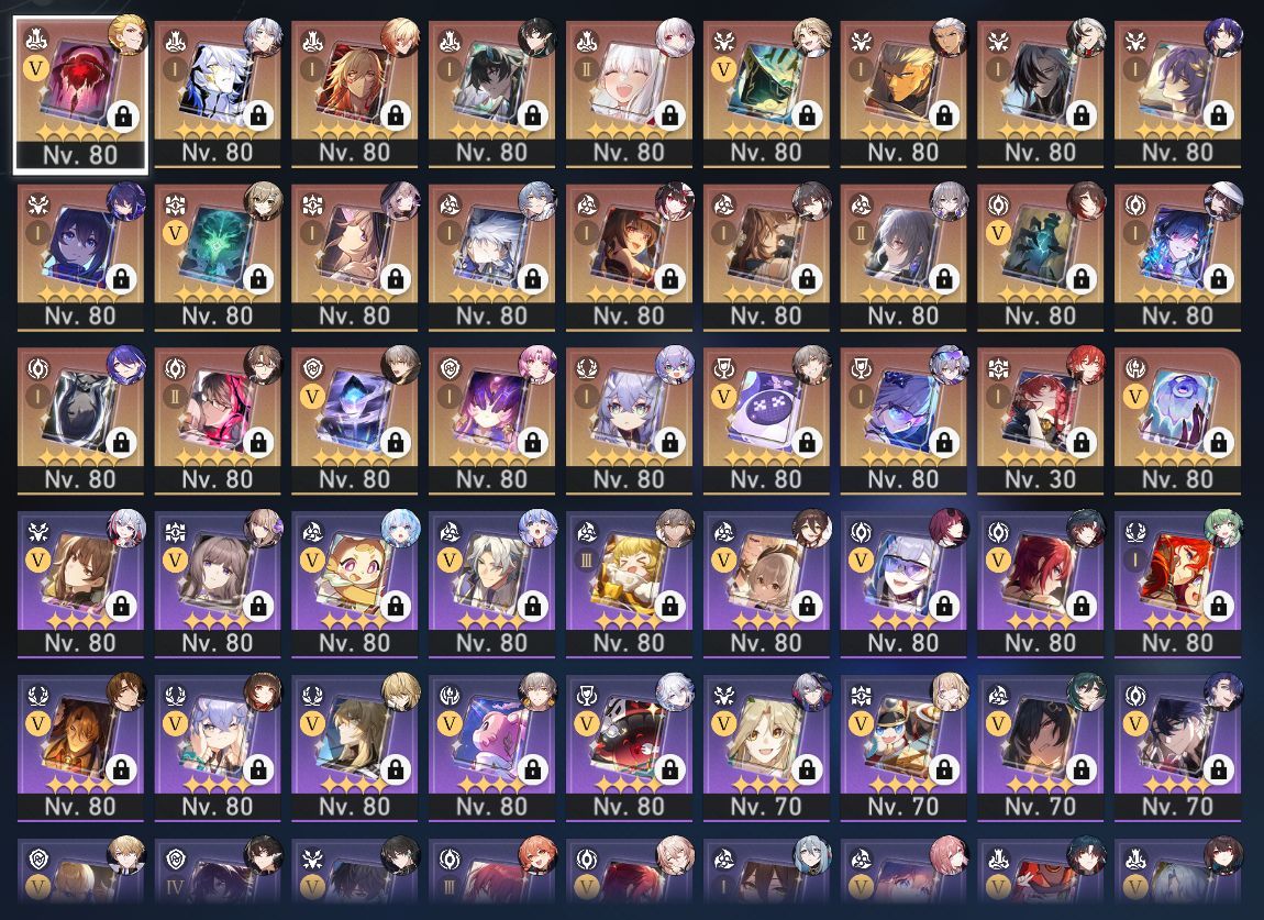 Conta ENDGAME Honkai Star Rail (HSR) + Zenless Zone Zero (ZZZ) Valor negociável!