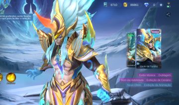 CONTA MLBB TOP COMPETITIVA - MÍTICO 20 | 5 EMBLEMAS LEVEL 60
