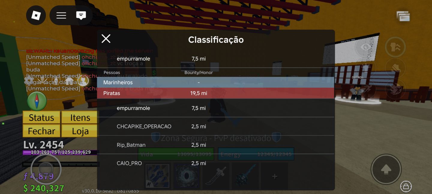 Conta de blox fruit completa