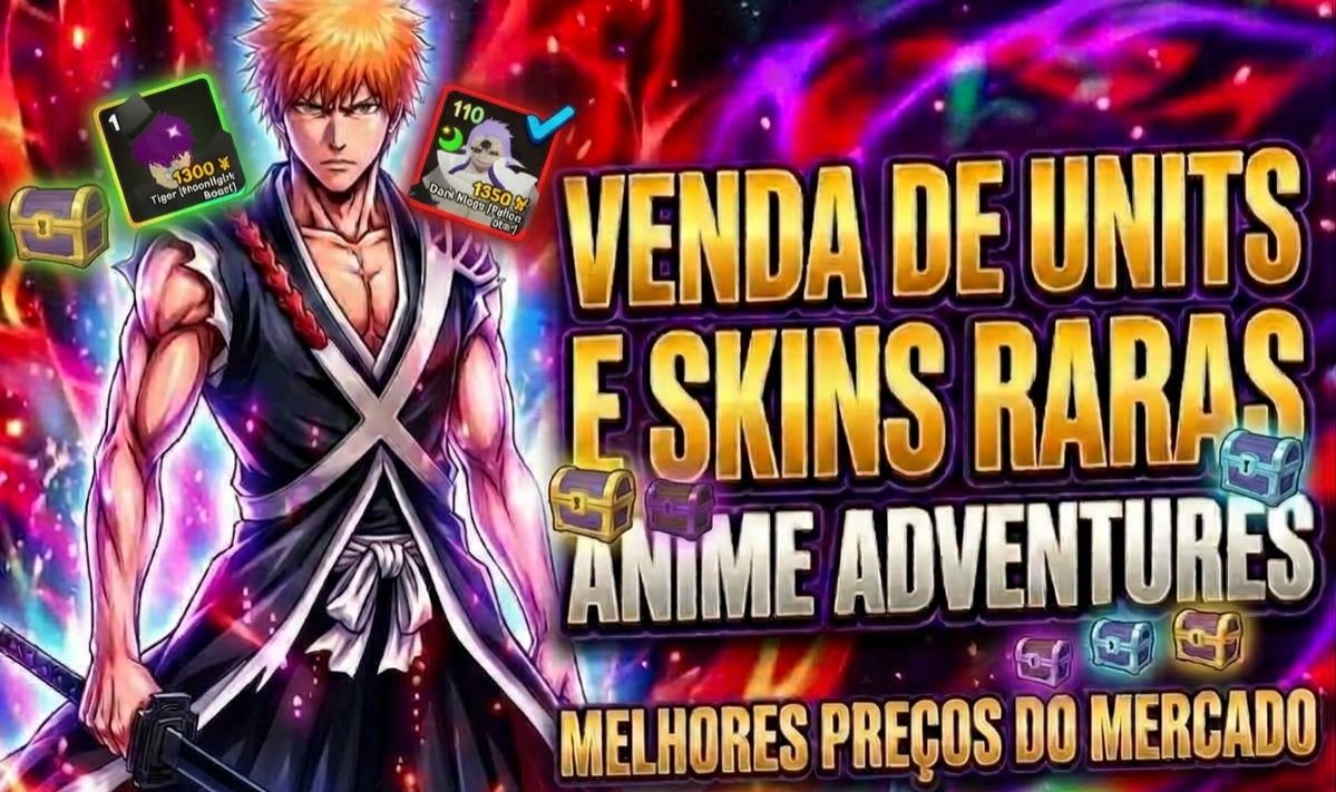 Venda De Unidades e Skins - Roblox - Anime Adventures -