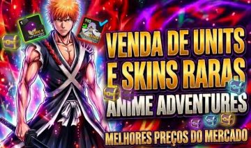 Venda De Unidades e Skins - Roblox - Anime Adventures -