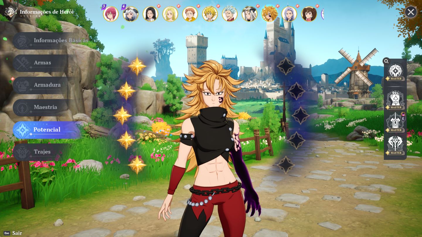 The Seven Deadly Sins Origin (CONTA AMERICA)