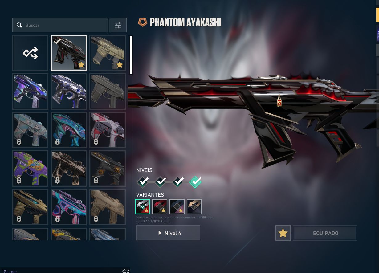 CONTA VALORANT | CHAMPIONS 2025 | VANDAL + PHANTOM