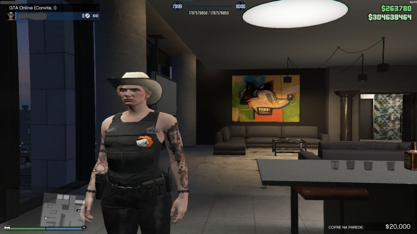 GTA V ONLINE UP COMPLETO + DINHEIRO| NÍVEL ALTO + DESBLOQUEIO TOTAL