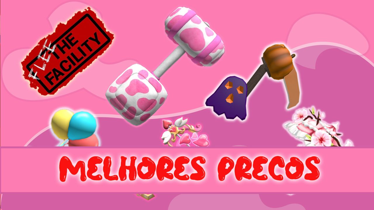 [MELHOR PREÇO] STRAWBERRY MOO PLUSHIE, PARTY BALLOONS - Flee The Facility - FTF