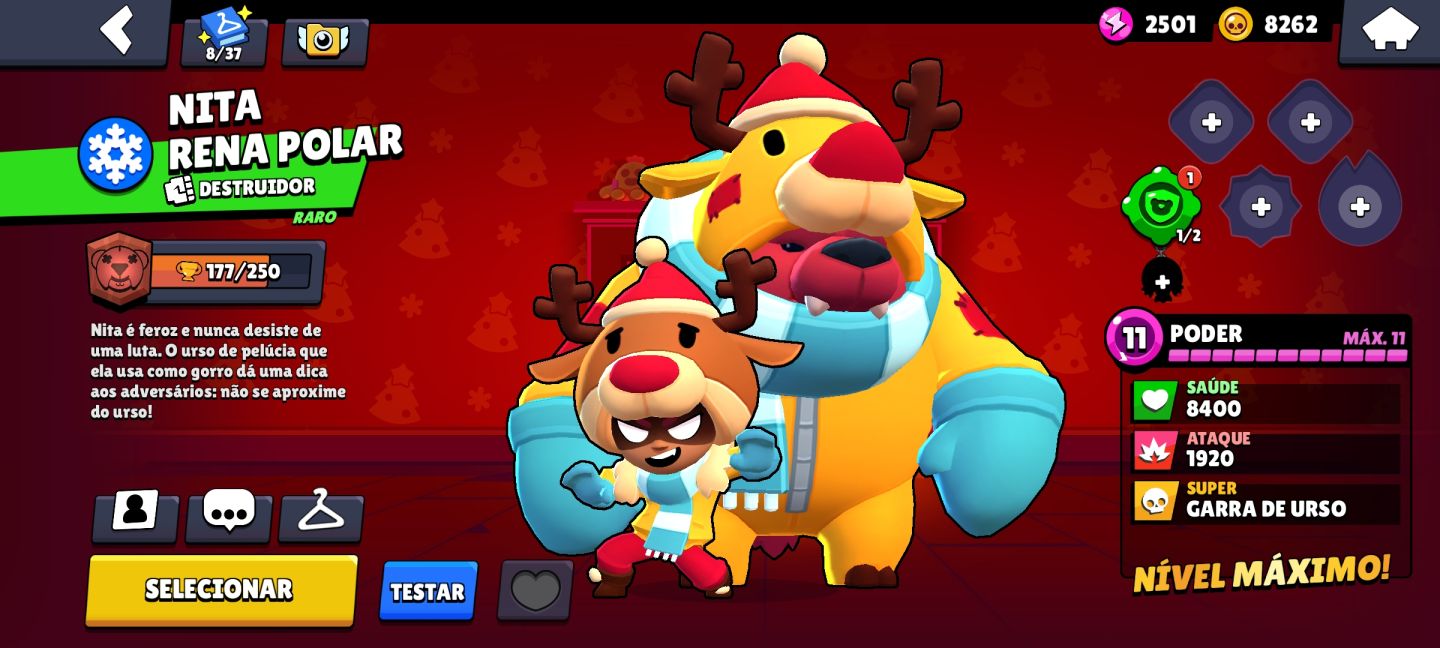 Brawl Stars 12.135 Troféus | Shelly Princesa + Ash Ninja Original + Skins Raras