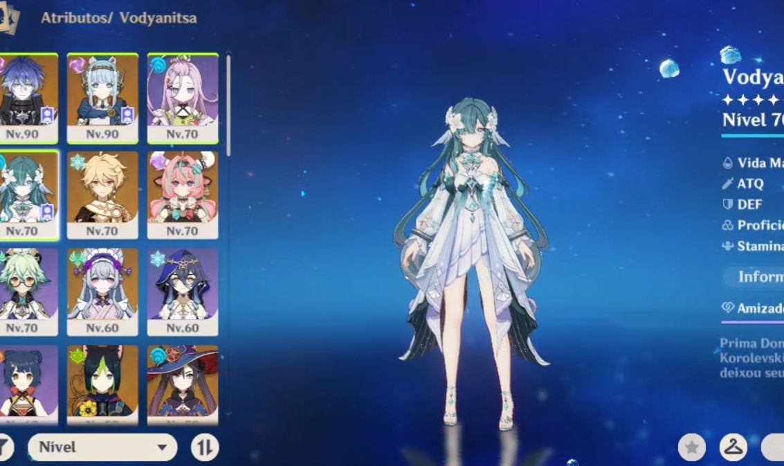 Conta Genshin com Flins C0R1 e Ineffa C0R1